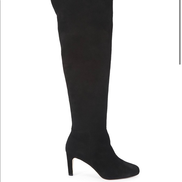 L’AGENCE Charlotte Over The Knee Boot Black Women’s 5 $795 - Picture 1 of 7